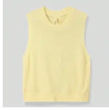 Yellow Open Back Tee Top