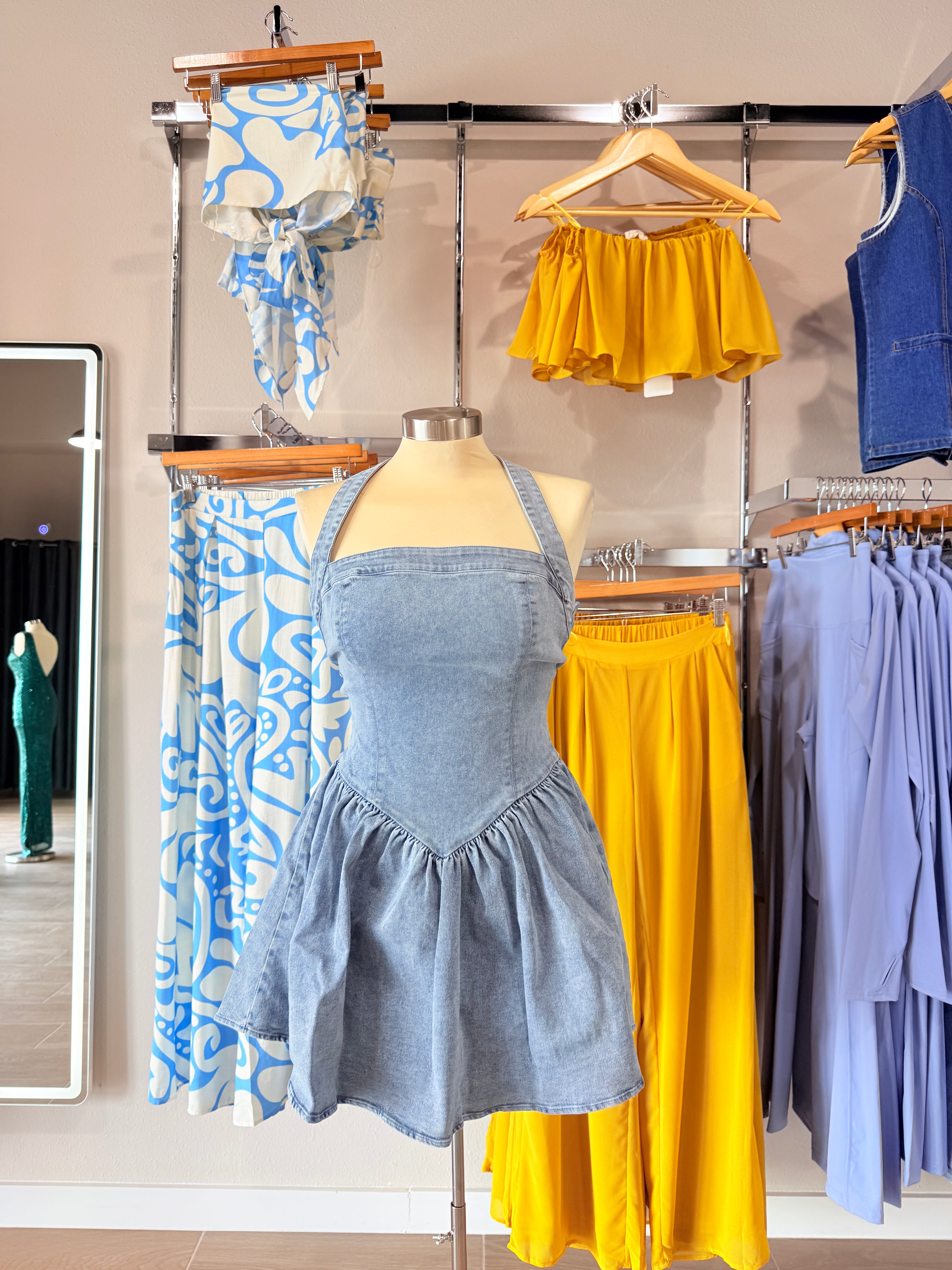 Denim Mini Dress