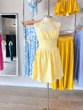 Yellow Mini Dress