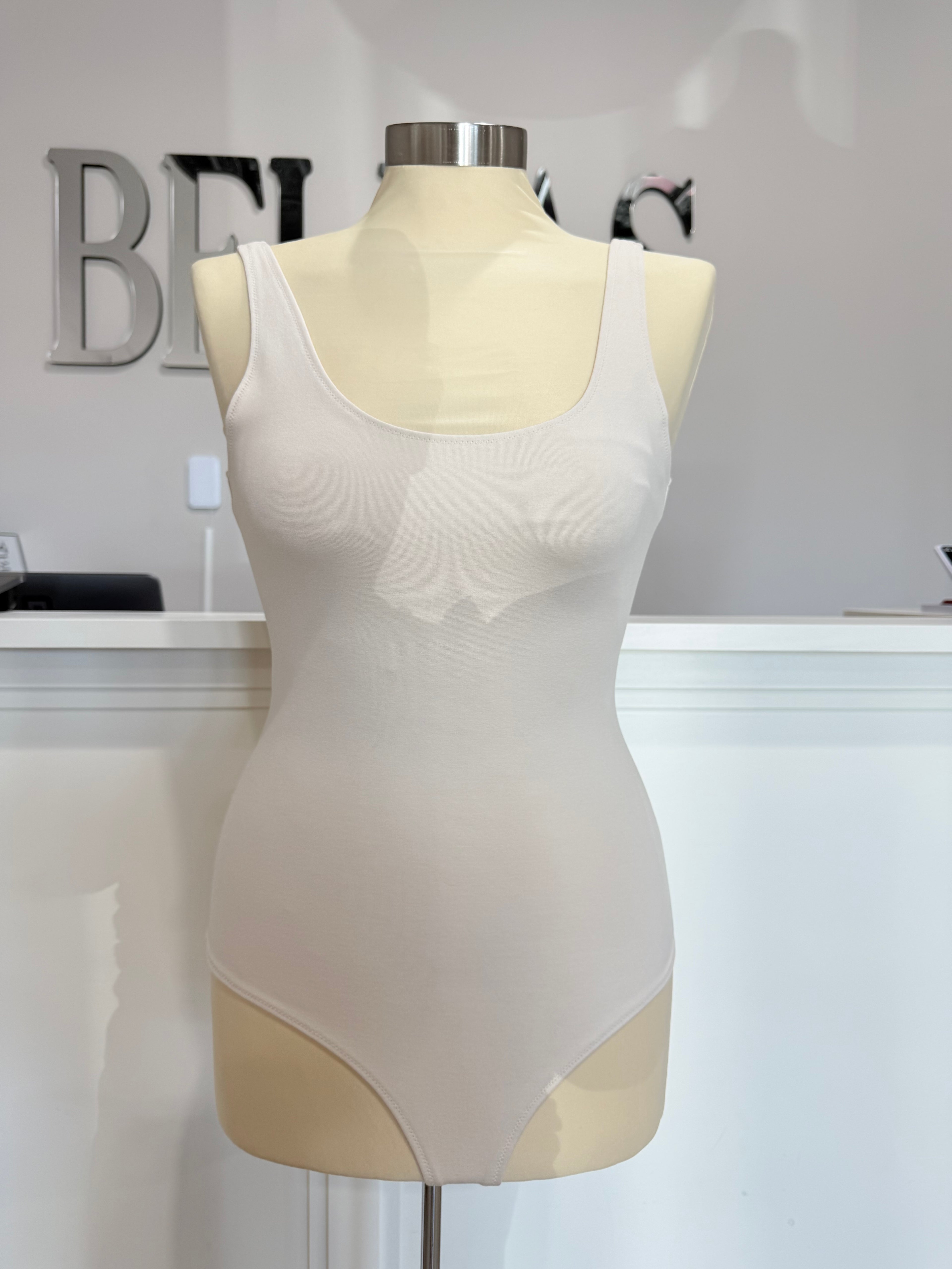 Off White Slim Bodysuit