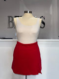 Juliette Red Skort